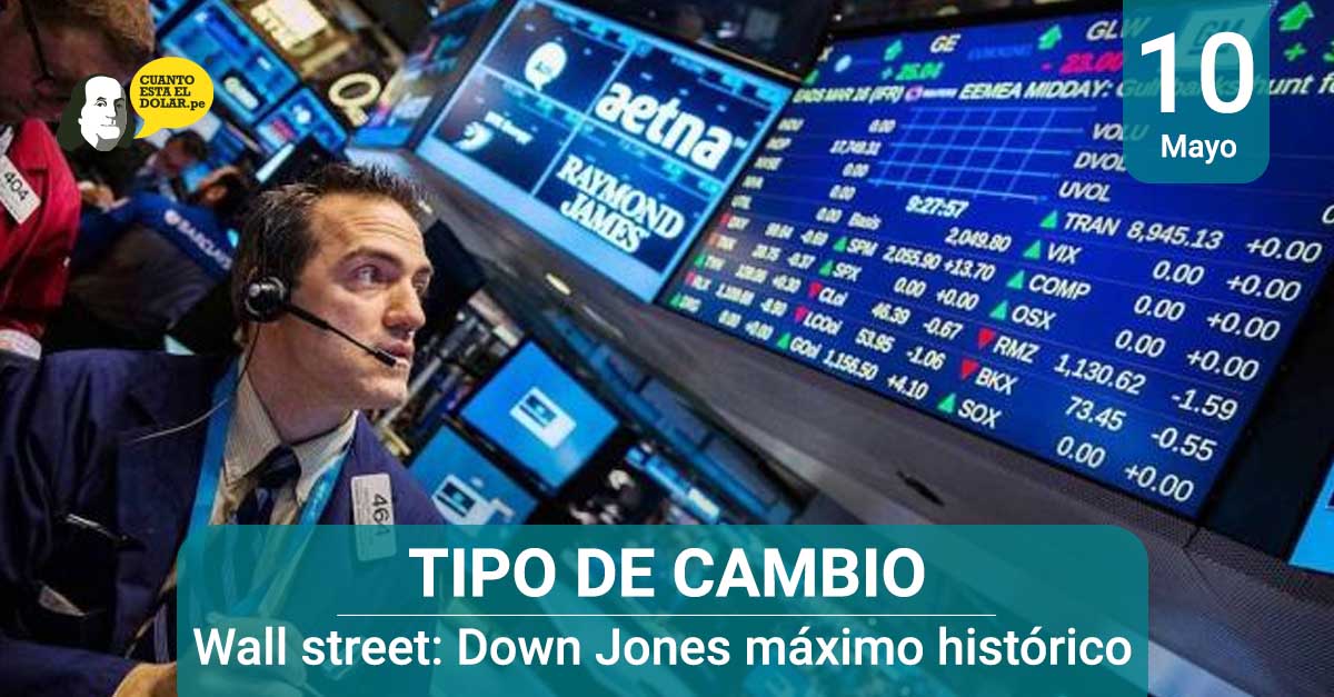 Wall Street-dow jones máximo histórico