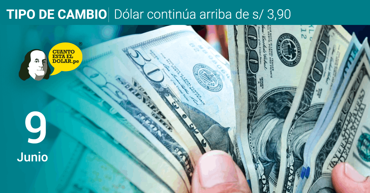 Precio del dólar 9 de junio