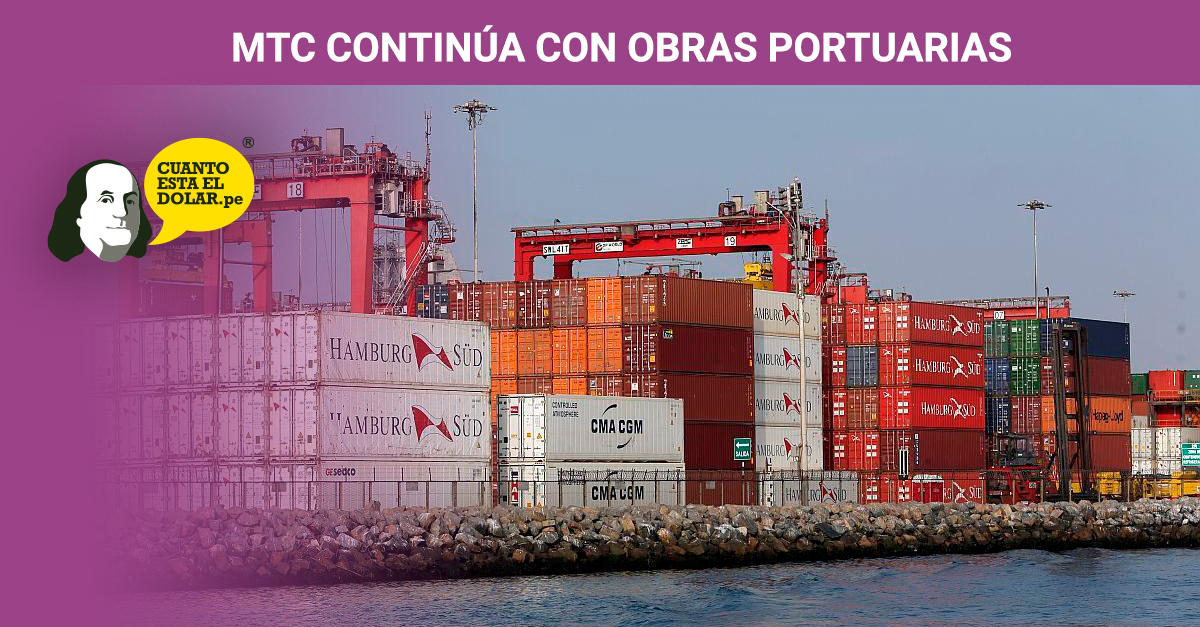Obras portuarias continúan en desarrollo