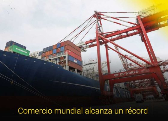 Comercio global creció